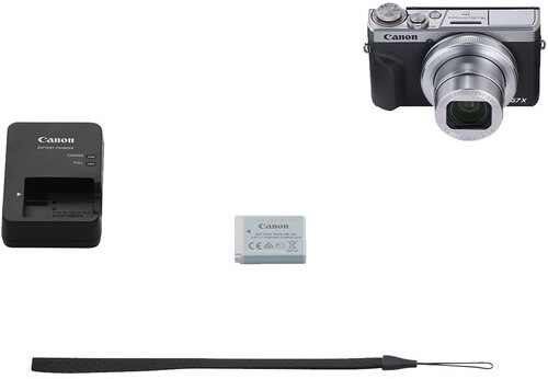 Canon PowerShot G7 X Mark III, stříbrná + Battery kit_1813132252