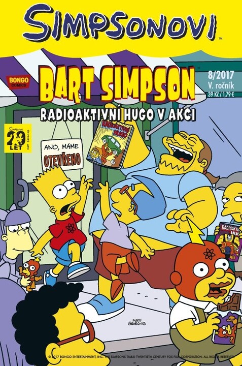 Komiks Bart Simpson: Radioaktivní Hugo v akci, 8/2017_528260781