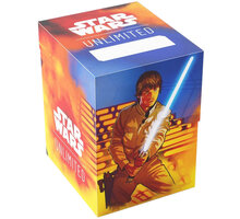 Krabička na karty Gamegenic - Star Wars: Unlimited Soft Crate, Luke/Vader 04251715413906