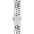 Apple řemínek pro Watch Series 5, 44mm sportovní Nike - S/M a M/L, platinová/černá_846861996