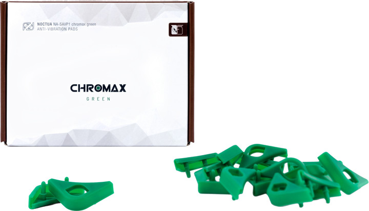 Noctua podložky NA-SAVP1 Chromax Anti-Vibration Pad, zelená (16ks)_1463769585