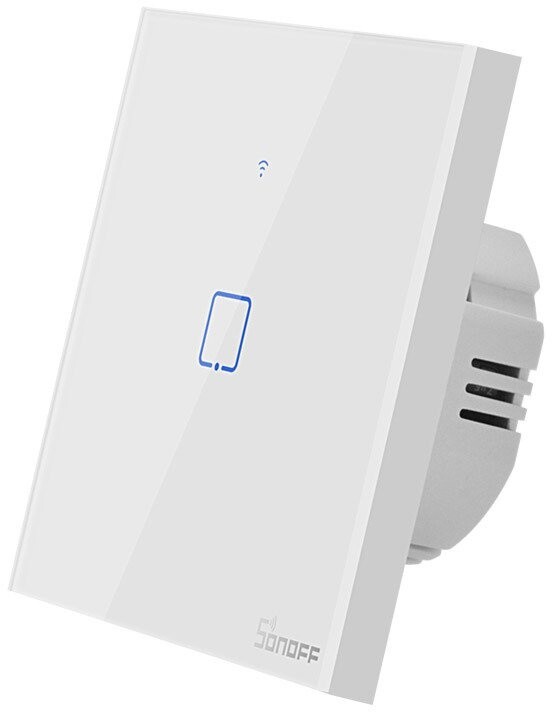 Chytrý vypínač WiFi + RF 433 Sonoff T1 EU TX (1-channel) bílá_2136031441