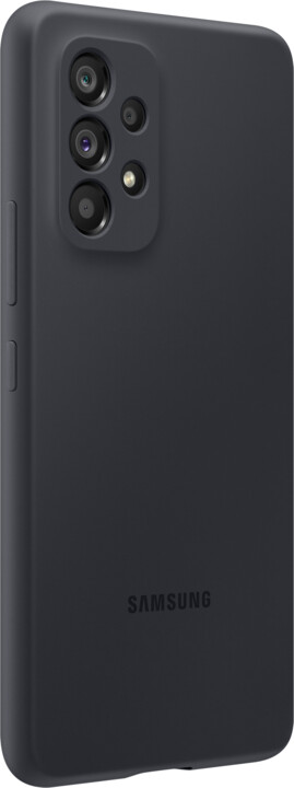 Samsung silikonový zadní kryt pro Galaxy A53 5G, černá_1630283746