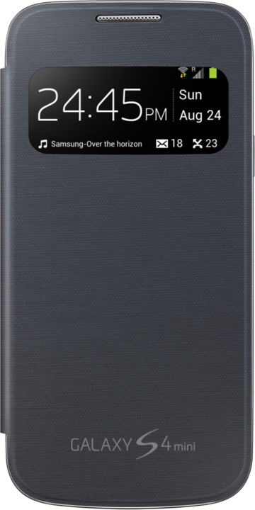 Samsung flipové pouzdro S-view EF-CI919BB pro Galaxy S4 mini, černá_33929013