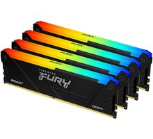 Kingston Fury Beast RGB 32GB (4x8GB) DDR4 3200 CL16 CL 16 KF432C16BB2AK4/32