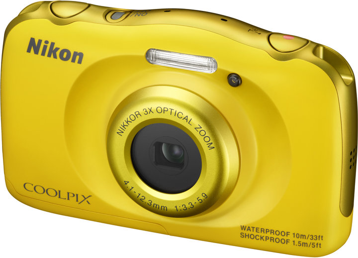 Nikon Coolpix S33, žlutá + Backpack kit_703859606