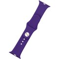 FIXED silikonový řemínek pro Apple Watch 38/40/41mm, 2 délky, tmavě fialová_1894925613