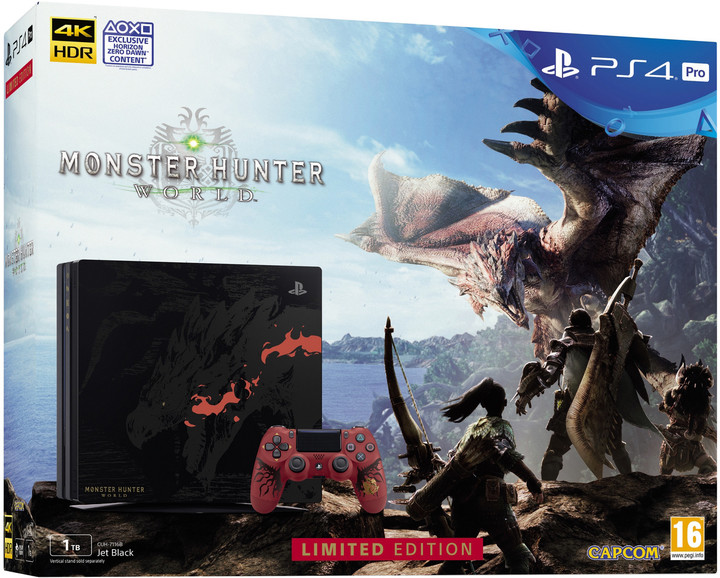 PlayStation 4 Pro, 1TB, Monster Hunter Limited Edition_1367177032