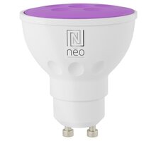 IMMAX NEO Smart žárovka LED GU10 3,5W RGB+CCT barevná a bílá, stmívatelná, WiFi 07724L