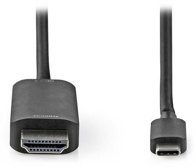 Nedis USB adaptér,USB 3.2 Gen 1,USB Typ-C - HDMI, 1m, černá_1687044105