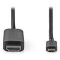 Nedis USB adaptér,USB 3.2 Gen 1,USB Typ-C - HDMI, 1m, černá_1687044105