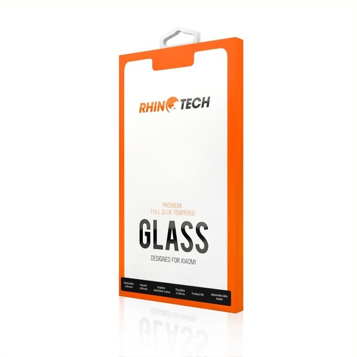 RhinoTech 2 tvrzené ochranné 2.5D sklo pro Xiaomi Mi 9T (Full Glue), černá_1015420678