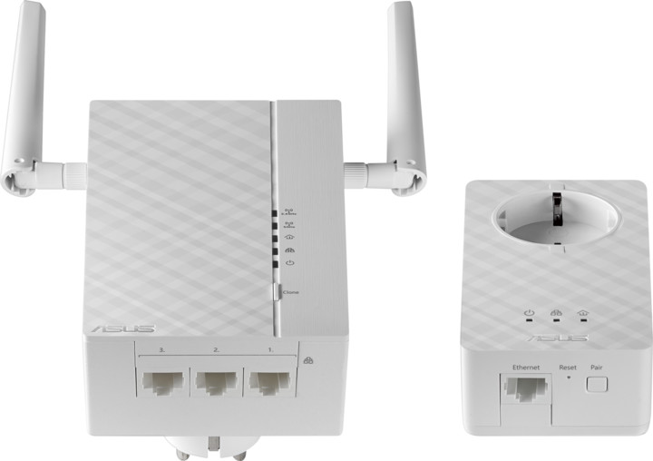 ASUS PL-AC56, 1200Mb/s Wi-Fi souprava HomePlug® AV500 Powerline Extender Kit_1979271025