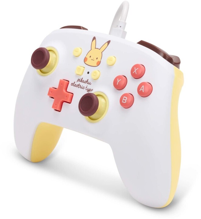 PowerA Enhanced Wired Controller, Pikachu Electric Type, (SWITCH)_524506393