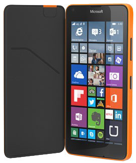 Microsoft flip. pouzdro CC-3089 pro Lumia 640, oranžová_1989495843