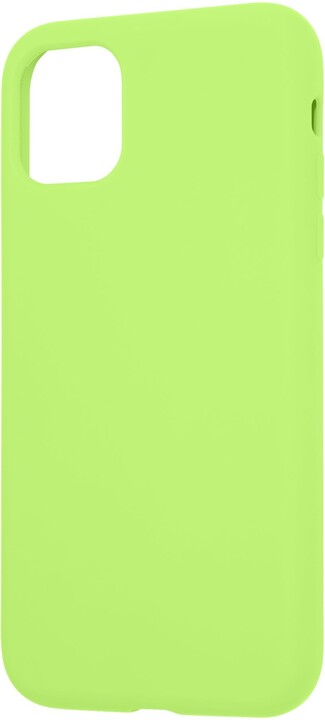 Tactical silikonový kryt Velvet Smoothie pro Apple iPhone 11 Pro, svítívě zelená_2057266359