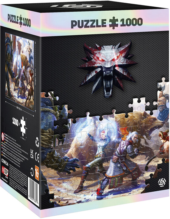Puzzle The Witcher - Geralt &amp; Triss in Battle_1229495056