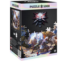 Puzzle The Witcher - Geralt &amp; Triss in Battle_1229495056