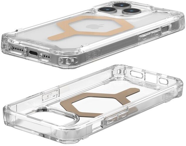 UAG ochranný kryt Plyo MagSafe pro Apple iPhone 15 Pro, bílá/zlatá_1827293359