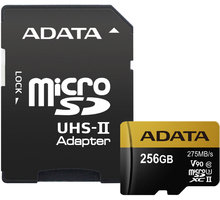 ADATA Micro SDXC Premier One 256GB UHS-II U3 + SD adaptér_237423212