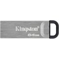 Kingston DataTraveler Kyson, - 64GB, stříbrná Poukaz 200 Kč na nákup na Mall.cz