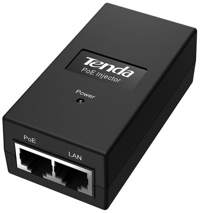 Tenda POE15F Fast Ethernet Power Injector, 15.4 W, 10/100Mb/s, 802.3af, 48 V, PD auto_945525697