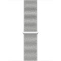 Apple Watch series 4, 44mm, pouzdro ze stříbrného hliníku/bílý provlékací řemínek_124483987