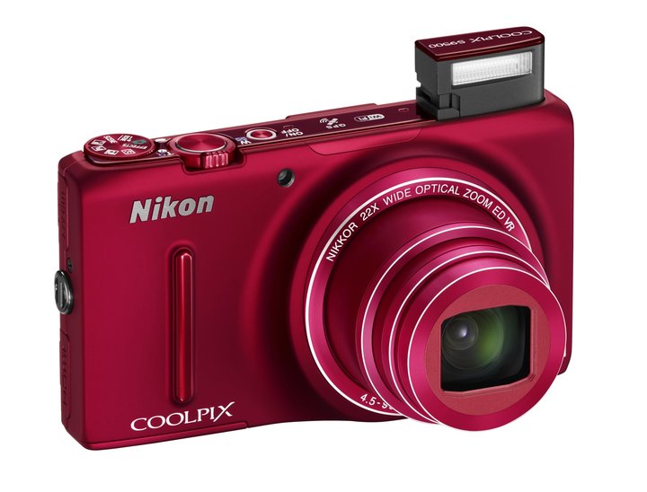 Nikon Coolpix S9500, červená_1147800112