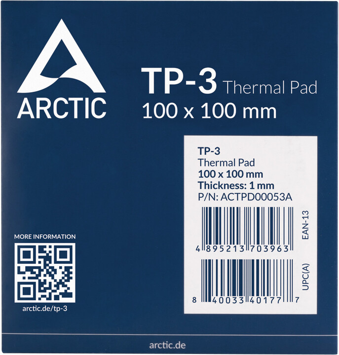Arctic TP-3 Thermal Pad 100x100x1mm_966789351