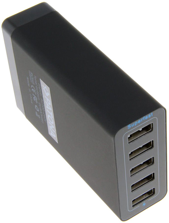 Patona USB adaptér 230V, 8A, 5portový_1228911816