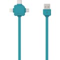 PowerCube Cable 1.5m, USB-C, modrý