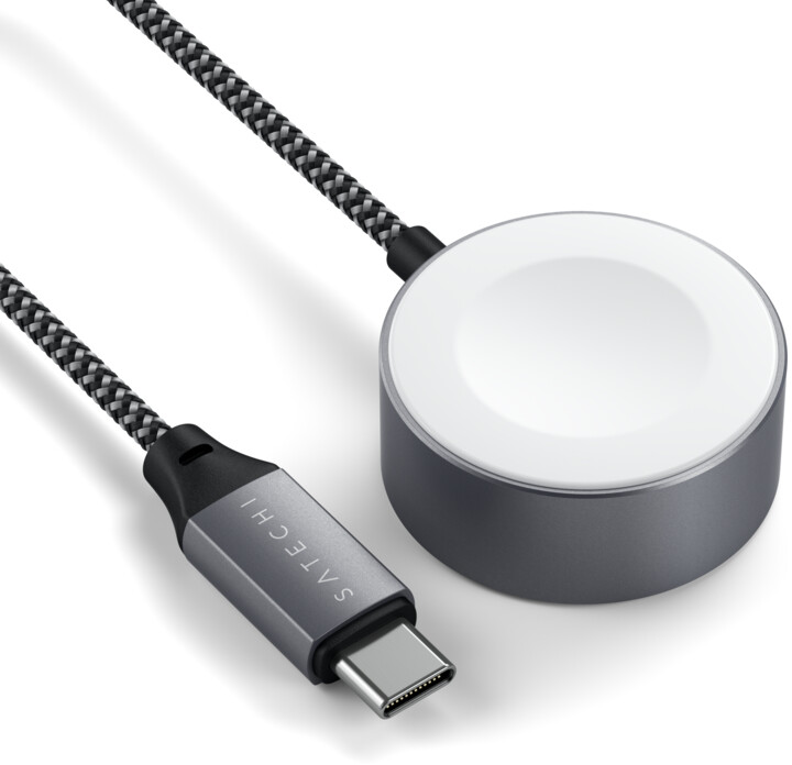 Satechi nabíjecí kabel USB-C pro Apple Watch, opletený, 20cm_1962426479