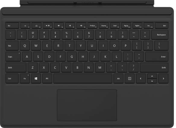 Microsoft Type Cover pro Surface Pro, ENG, černá_574655332