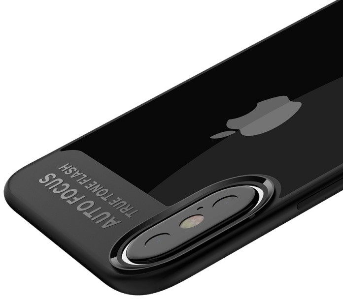 Mcdodo bumper zadní kdyt pro Apple iPhone X/XS, černá_273925973
