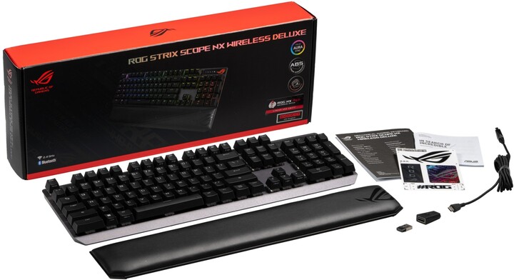 ASUS ROG STRIX SCOPE NX WIRELESS DELUXE, ROG NX RED, PBT, US_1560439991