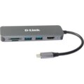D-Link DUB-2327, USB 3.0 Gigabit Adaptér, 2x USB 3.0, 1x HDMI, 1x USB-C_423269269