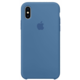 Apple silikonový kryt na iPhone X, džínově modrá