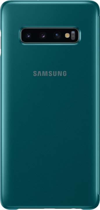 Samsung Clear View flipové pouzdro pro Samsung G975 Galaxy S10+, zelená_2073494212