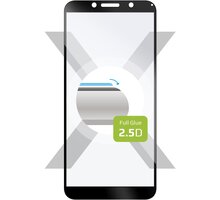 FIXED ochranné tvrzené sklo Full-Cover pro Motorola Moto E6 Play, lepení přes celý displej, černá_1678805145