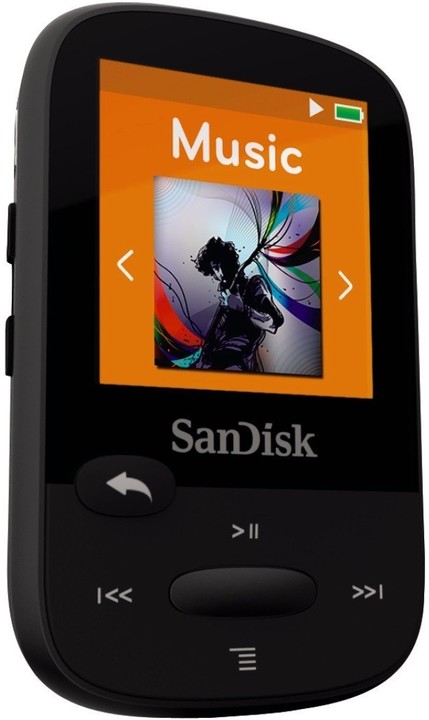 SanDisk Sansa Clip Sports 4GB, černá_1657503242