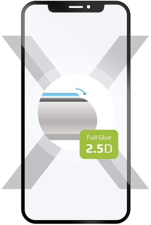 FIXED ochranné sklo Full-Cover pro Motorola Moto G14, lepení přes celý displej, černá_1406822993