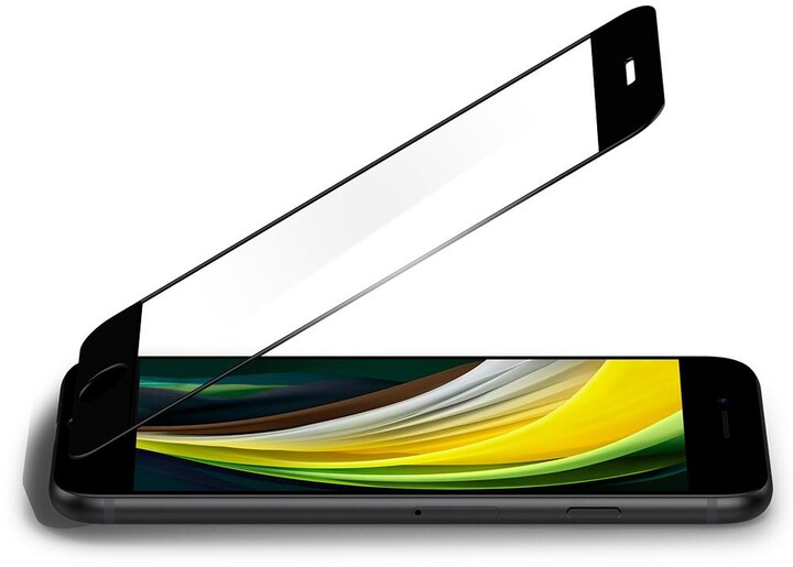 Spigen ochranné sklo AlignMaster FC pro iPhone SE (2022/2020)/8/7, černá_915248975