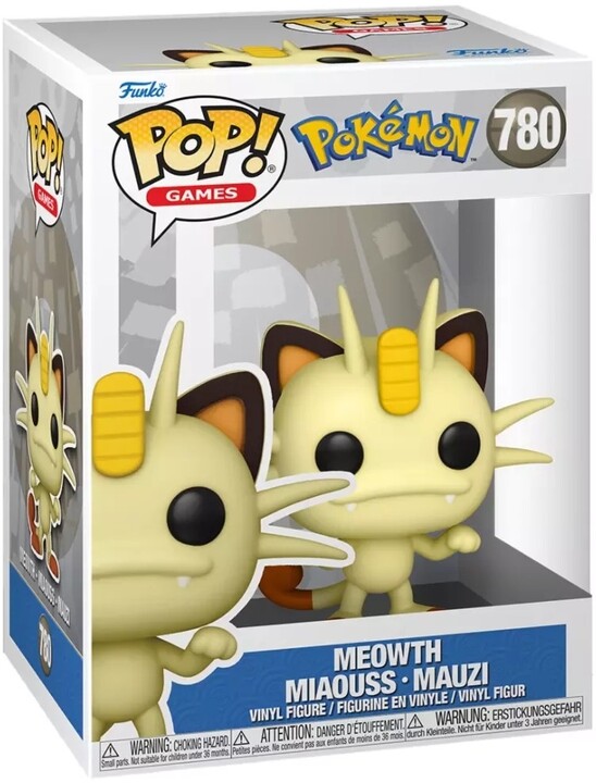 Figurka Funko POP! Pokémon - Meowth (Games 780)_492712492