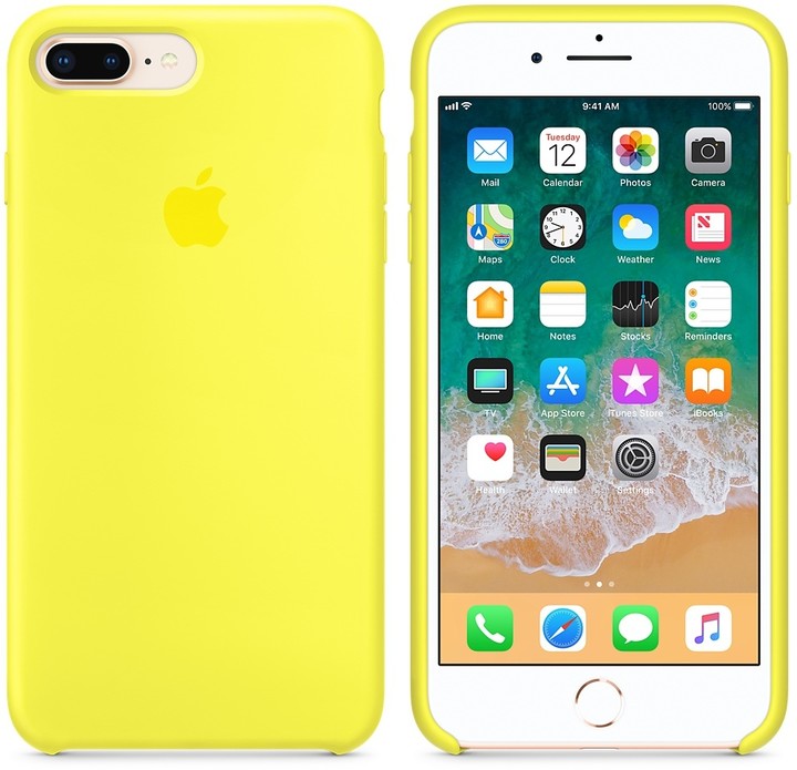 Apple silikonový kryt na iPhone 8 Plus / 7 Plus, žlutá_1763355088