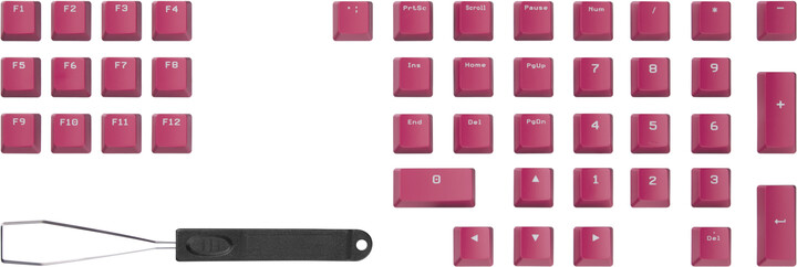 CZC.Gaming Satyr, keycaps, 124 kláves, OEM, růžové_1072042992