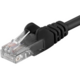 PremiumCord Patch kabel UTP RJ45-RJ45 CAT6 1,5m, černá