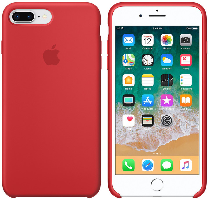 Apple silikonový kryt na iPhone 8 Plus / 7 Plus (PRODUCT)RED, červená_505282245