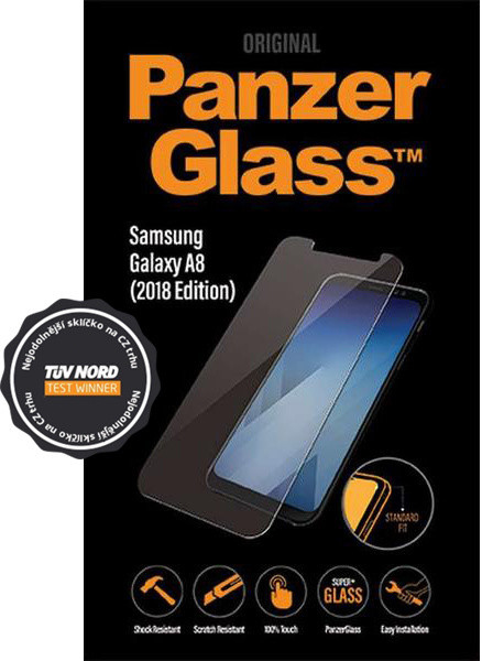 PanzerGlass Edge-to-Edge pro Samsung Galaxy A8 (2018), čiré_581941177
