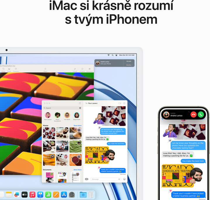 Apple iMac 24&quot; 4,5K Retina /M3 8-core/8GB/256GB SSD/10-core GPU, růžová_297313412