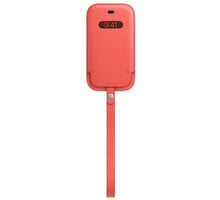 Apple kožený návlek s MagSafe pro iPhone 12 mini, růžová